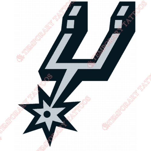 San Antonio Spurs Customize Temporary Tattoos Stickers NO.1194